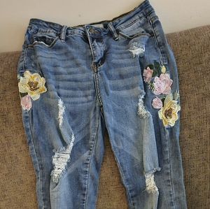 Womens Angel kiss blue jeans size 9